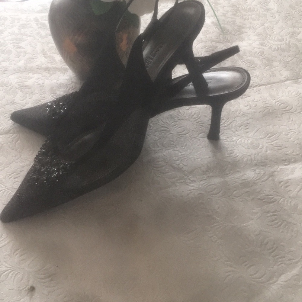 MARINELLI Special effects slingback pump 3-1/2” heels - Picture 7 of 13